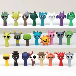 24 Pcs Rhythm Box Handmade Sprunku Music Boxes, Collectible Model Figures, Toys, Gift Ideas, Unique Accessories