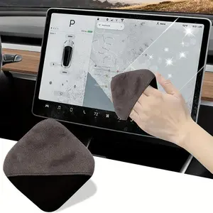 Anti-Static Microfiber Super Absorbent Cleaning Cloth for Car Screens & Glasses - Streak-Free, Lint-Free, Scratch-Free, Reusable Wipes for Auto Detailing, Electronics, and Delicate Surfaces, Car Cleaning Supplies, Microfiber Cleaning Towels