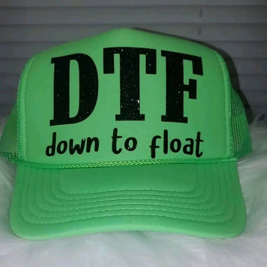 down to float trucker hat