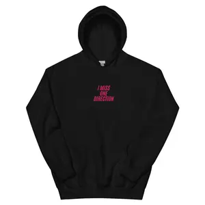 I Miss One Direction Hoodie with red embroidery| Hoodie and Sweatshirts |
