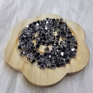 50 pcs Heart Zircon Beads For Jewelry Making