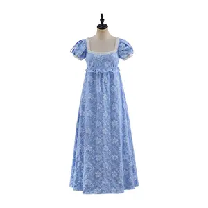 Bridgeton Retro Regency Dress High Waist Ball Dress Victorian Tea Dress