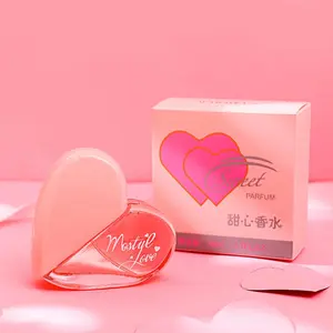 50ml Heart Shaped Refreshing Perfume, Long Lasting Fragrance Spray Perfume for Women, Perfect Gift for Girlfriend, Elegant Perfume for Daily & Party Use