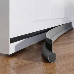 Upgrade Door Seal Strip - Diy One-Sided Installation Leather Draft Stopper, Weatherproof & Soundproof for Windows & Doors, Eco-Friendly Anti-Pinch Design, All-Season Protection Against Dust, Insects & Moisture, Noise Reduction & Energy Saving