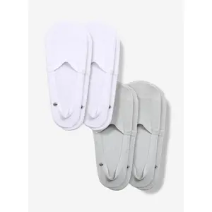 Organic Cotton No Show Socks 4-Pack