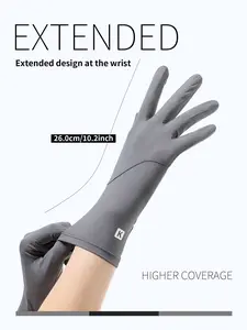 Women's Summer UV Protection Gloves, Ice Silk Material, Non-Sticky, Skin-Friendly, Touchscreen Compatible, Perfect for Driving, Cycling, Beach, Daily Use
