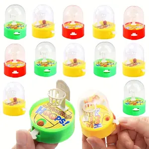 Mini Finger Basketball Game Set, Handheld Toy with Transparent Hoop & Colorful Balls, Portable Party Favor, Kids Holiday Gift Idea