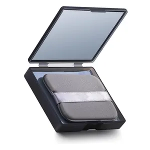 Portable Oil Absorbing Face Paper with Mirror & Puff, 500pcs/set 2 IN 1 Blotting Sheet with Mirror Puff Makeup Blotting Paper for Oily Skin, Oil Control Face Paper Facial Makeup Tool