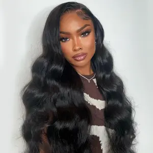 Vshow Body Wave V Part Wigs For Beginner 100% Human Hair Wigs No Leave Out Install Ajustable Band 180% Density Full & Bouncy