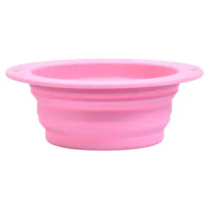 Rose Collapsible Bowl for Travel or Home