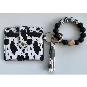 Black & White Cow Print Wallet & Wristlet Black & White Cow Print Wallet & Wristlet