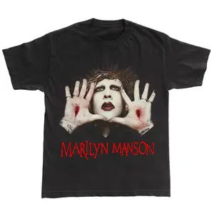 Marilyn Manson Style T Shirt Dark Style Tee HY455