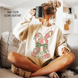 [Sale off up to 50%] Easter Shirt Women Sweatshirt, Easter Rabbit Shirt for Women, Easter Bunny Tee Shirt, streetwear graphic tee