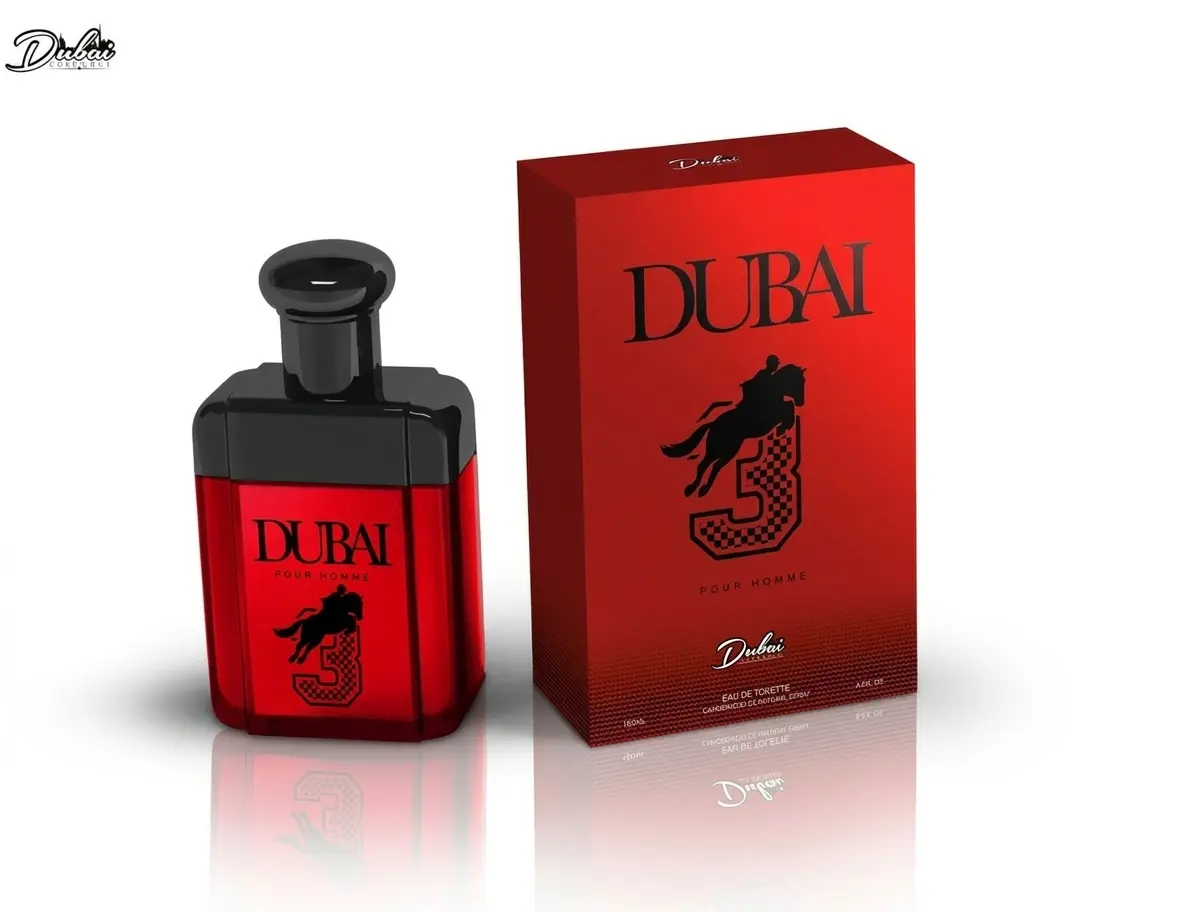 Dubai 3 Pour Homme Cologne - 3.4oz - Dubai Essence Fragrance for Men