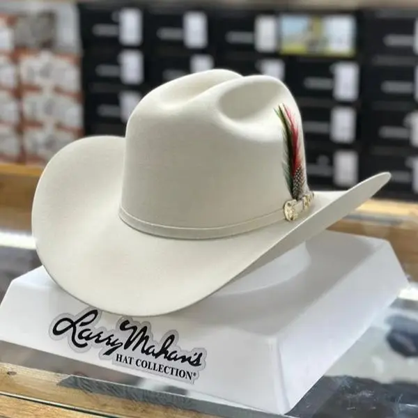LARRY MAHAN´S 6X REAL SILVERBELLY COWBOY HAT