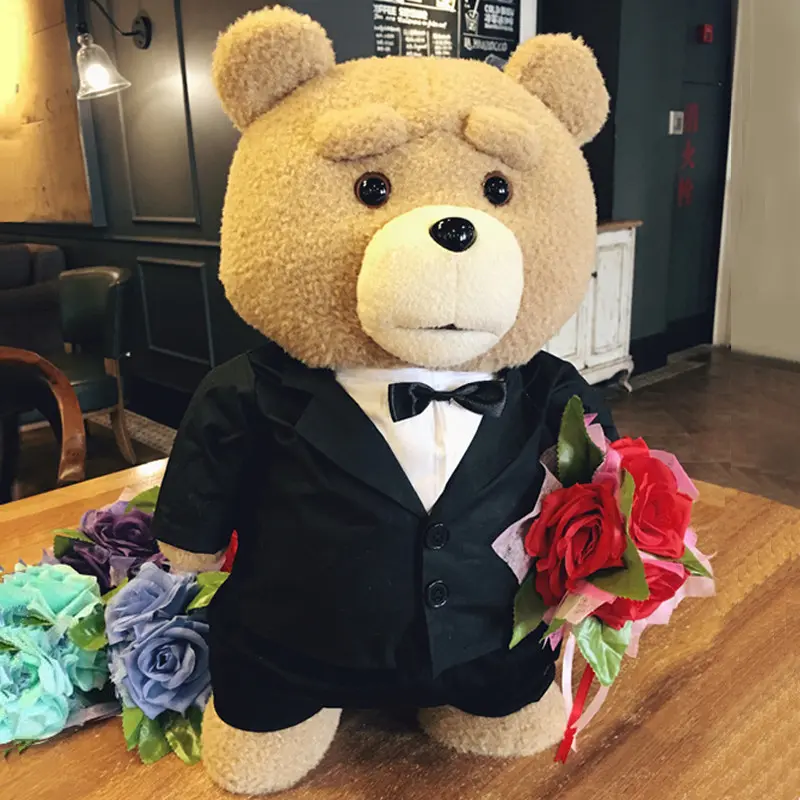 8 styles Movie Teddy Bear Toys In Apron Soft Stuffed Animals Plush 45cm A birthday present for a good friend