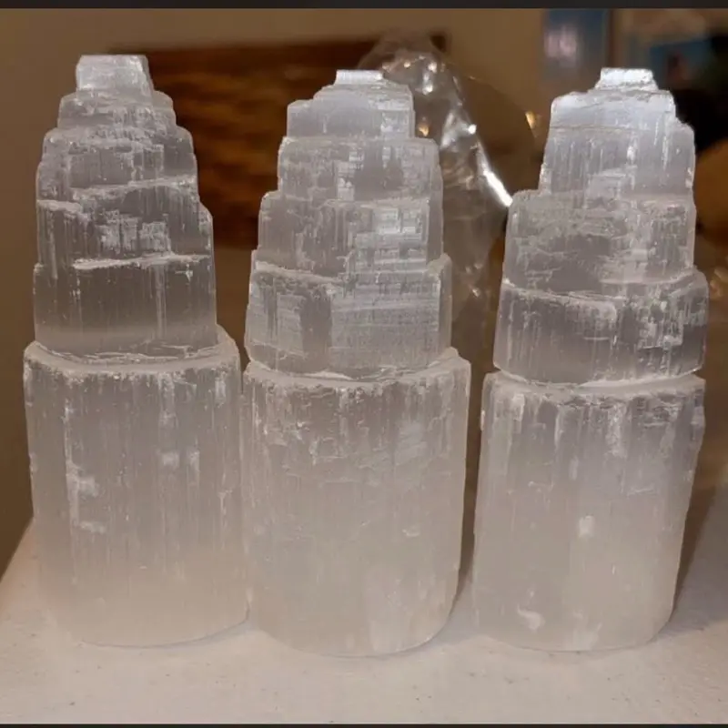 Selenite tower 4”tall