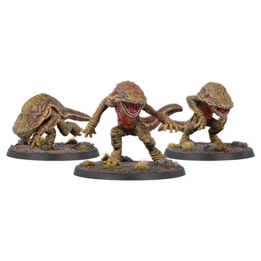 Modiphius Entertainment MUH190101 Fallout Gulpers Plastic Creature Miniature Set