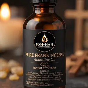 Frankincense & Myrrh Anointing Oil – Sacred Botanical Blend for Prayer & Worship