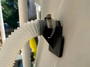 Pool Hose Support Adapter – 3D Printed PETG Bracket for Soft-Walled
