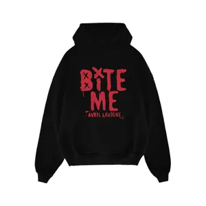 Avril Lavigne Bite Me Casual Soft Cotton Pullover Hoodie For Women And Men