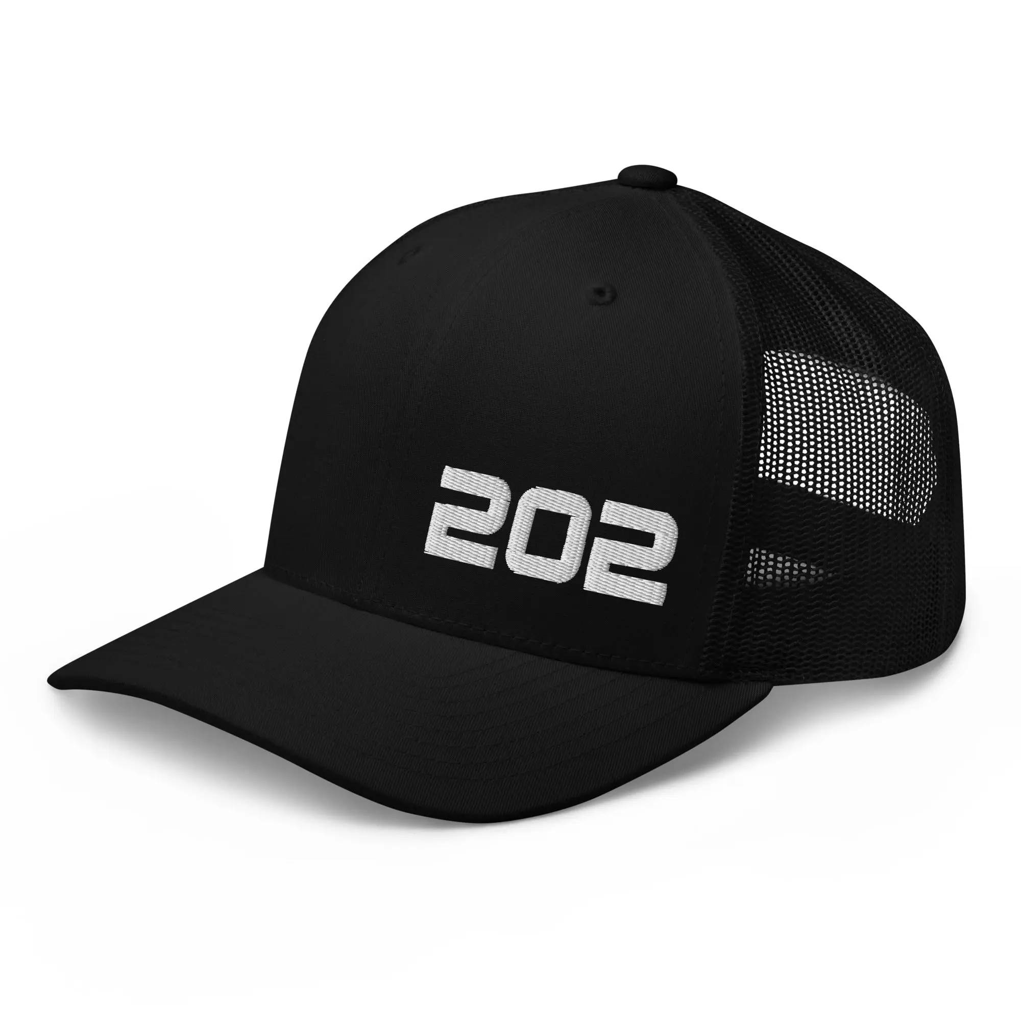 Washington 202 Area Code Minimal DC Trucker Hat Cap