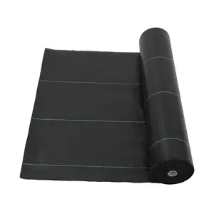 6ft X 300ft Weed Barrier Landscape Fabric Heavy Duty, Premium 2.4 oz Ground Cover Weed Block Gardening Mat, Easy Setup & Superior Weed Control, for Erosion Control, Weed Barrier