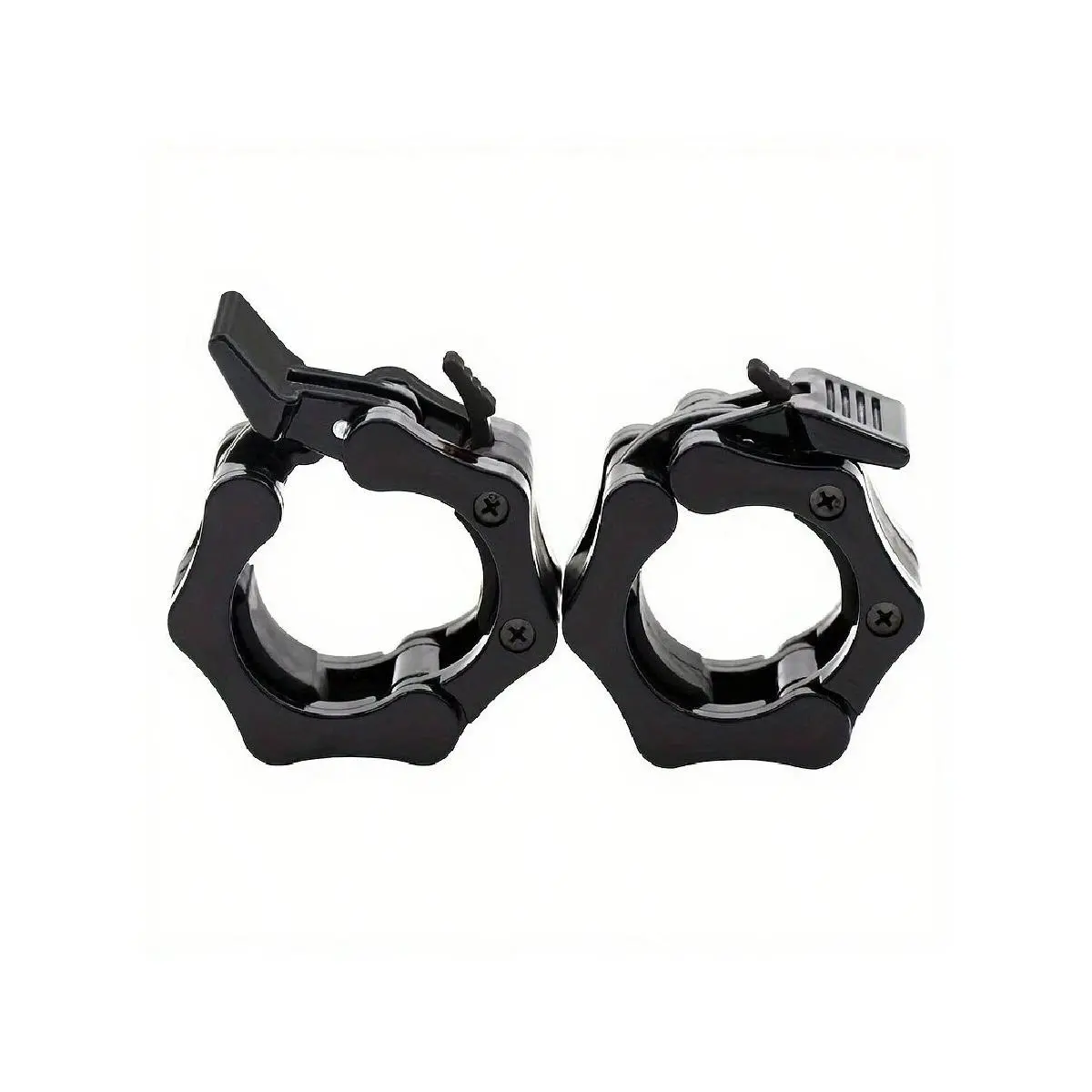 Barbell Clamps Collar (1 Pair), Exercise Collar,  Barbell Collars Dumbbell Lock Clips for Gym, Fitness Equipment Accessories