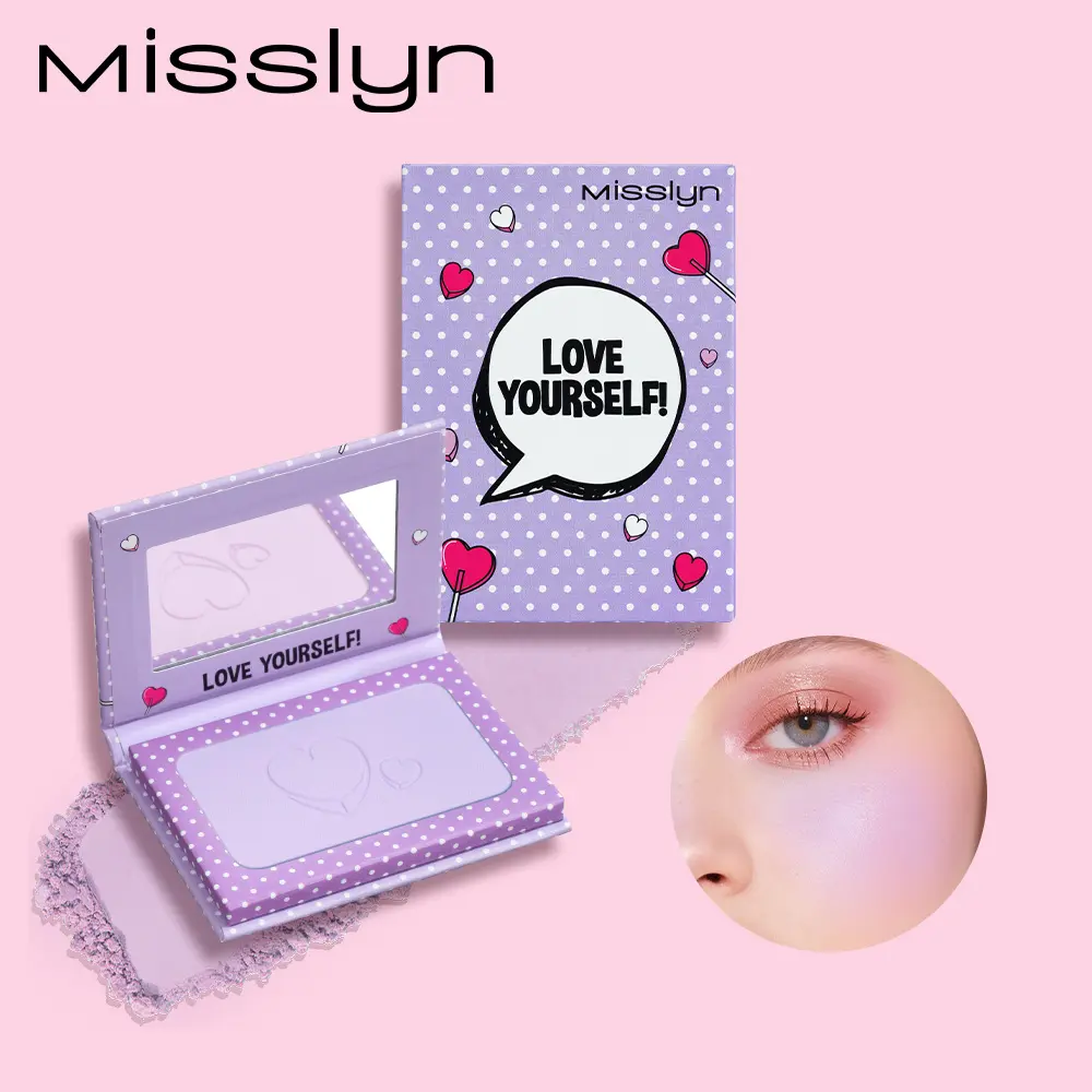 1 pcs MISSLYN-FAKE IT TILL YOU MAKE IT POWDER BLUSH,Matte, silky, natural, lightweight, long-lasting, portable, Compact, easy to mix, Lightweight Natural Look, Party, outdoors, traveling, Gifts, daily,Valentine's Day, Mother's Day, Christmas