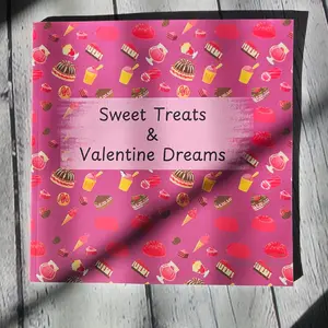 Sweet Treats & Valentine Dreams Coloring Book - 40 Unique Pages with Valentine's Day Scenes, Charming Designs & Stress-Free Coloring Experience