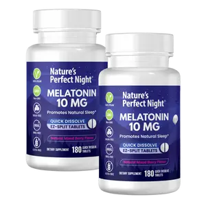 Nature’s Perfect Night - 10mg Melatonin - Natural Mixed Berry Flavor