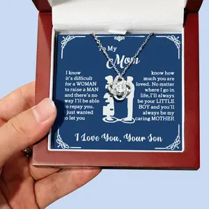 【D】Elegant Pendant Necklace for Women - Perfect Gift for Mom, Wife, Grandma on Christmas, Birthday, Thanksgiving