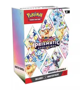 Pokemon TCG Prismatic Evolutions Booster Bundle (6 Packs)