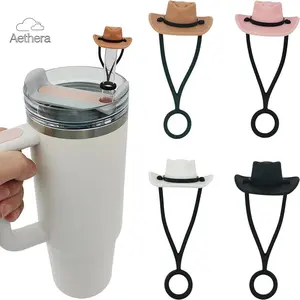 Silicone Cowboy Straw Cover Cap for Stanley Cup, 10mm Dust Proof Straw Topper, Cute Straw Tip Protector, Reusable Drinking Straw Lid, Creative Stanley Cup Accessories for Daily Outdoor & Travel Use