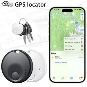 GPS Locator, BT-compatible Tracker for iOS, Wireless Positioning Tracker, Item Finder Compatible with iOS APP, GPS Locator for Keys, Pets, Kids, and Seniors