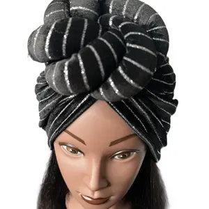 Velvet Color Knot Hair Turban for Women - Daily Casual Headwear