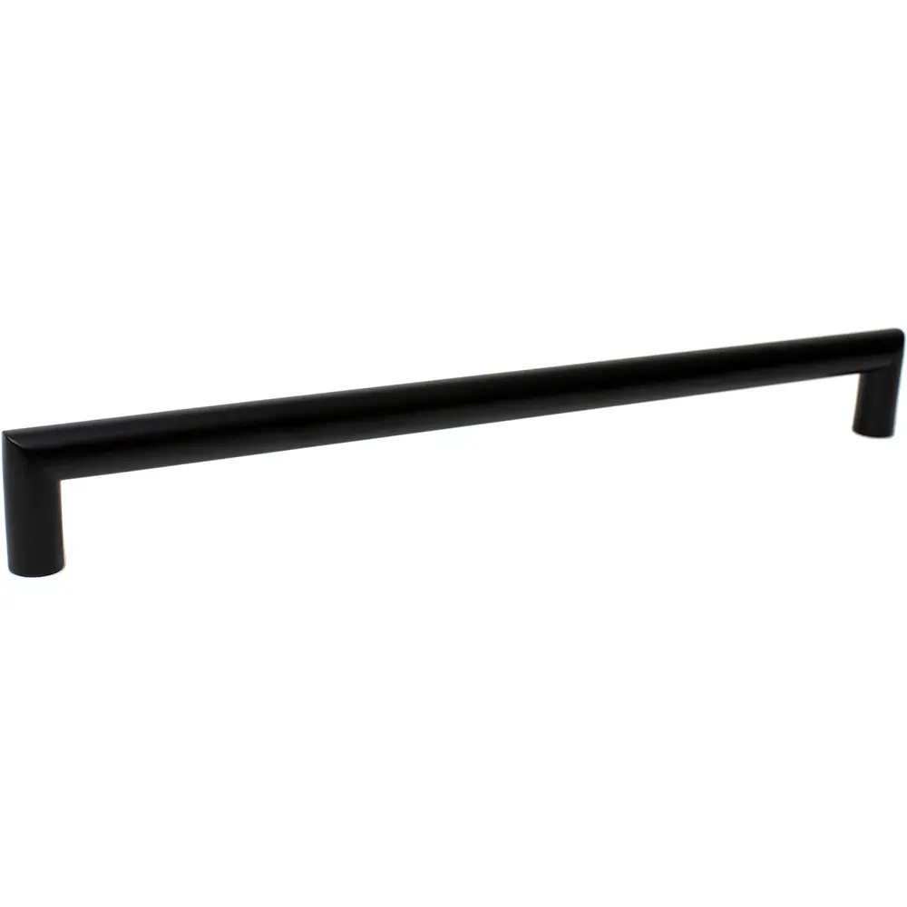 Rusticware 944BLK Contemporary Round Door Pull - Black, 11" Center to Center, 11-1/2" Overall Length, Door Handles with Exceptional Reliability