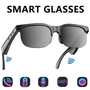 Wireless USB-C Charging Stereo Sound Smart Glasses, Compatible with Smartphone Tablet PC Laptop, Lightweight Wireless Audio Experience