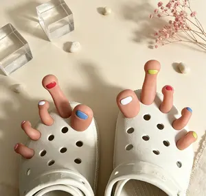 10 Pcs Funny Toe Shoe Charms For Crocs Cute Unique Shoe Accessories Hilarious Novelty Prank Gift For DIY Costume Gag Party