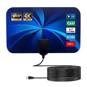 2026 TV Antenna for Smart TV Indoor, Digital Indoor Antennas Smart IC chip, Long Range Reception TV Antenna for Local Channels, Easy Setup,Support 4K 1080P, Indoor HDTV Antenna