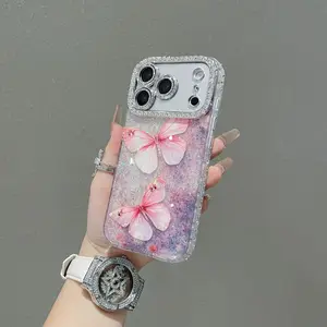 Stardust Butterfly Phone Case for iPhone 17-14 Pro Max, Creative Unique Design, Stylish and Beautiful, Perfect Fit