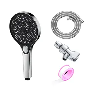 Ultimate Adjustable High-Pressure Shower Head – 360° Flex, Multi-Mode Luxury & Clog-Free Design