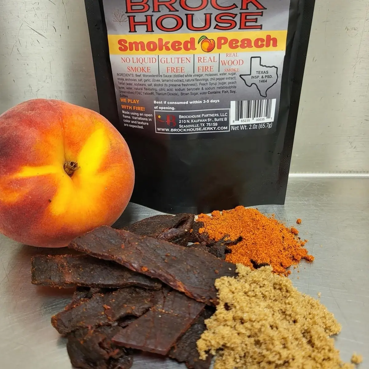 Smoked Peach Beef Jerky Smoked Peach Beef Jerky