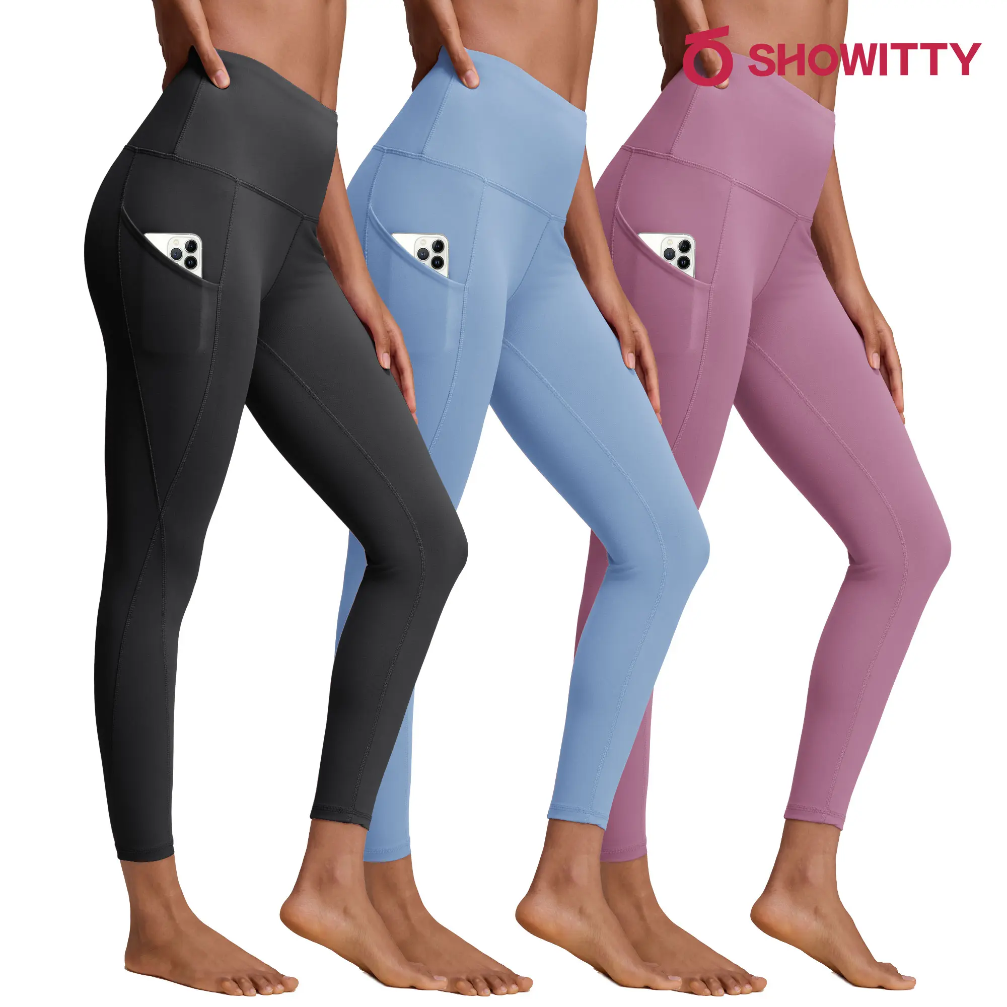 Black/ Light Blue/ Pink (2 Pockets) 