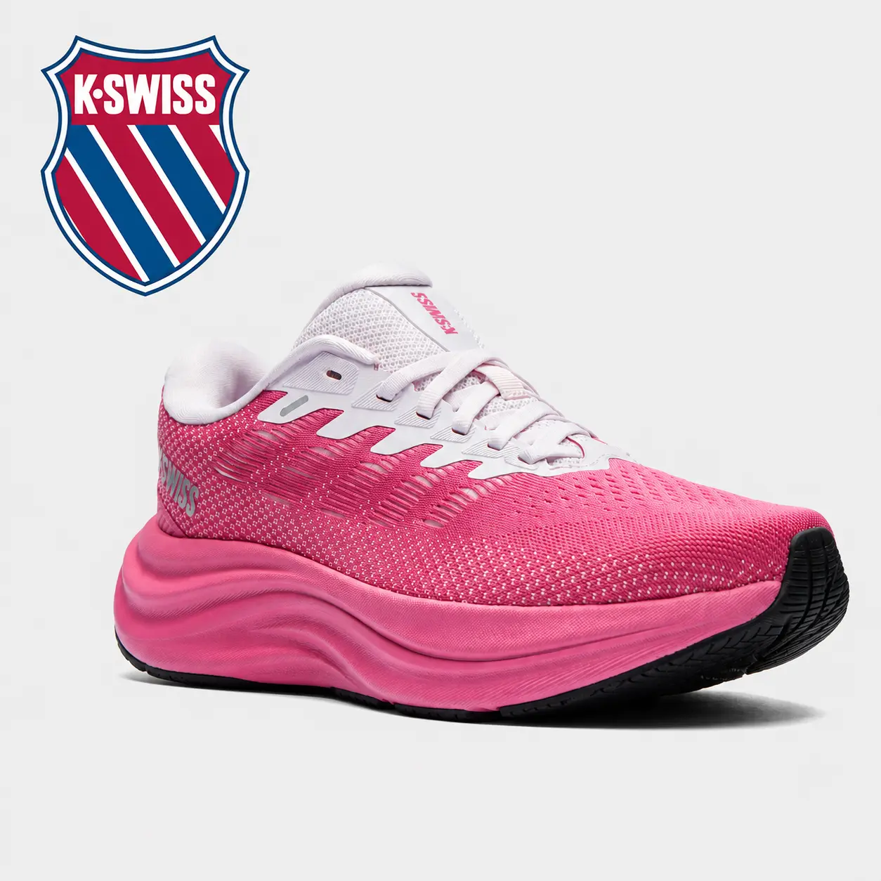 K-Swiss Women Shadx Running Shoes Light Soft Cushion Daily Gym Sneakers Fuchsia Pink Misc