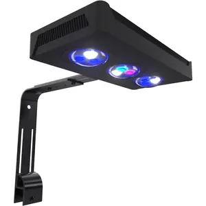 Aquarium Reef LED Light,30W Cree  Marine Saltwater Coral Aqua Knight LED Light Lamp with Timer and Sunrise Sunset Control for LPS/SPS Fish Nano