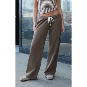 John Galt Women's Brown Anastasia Baggy Sweatpants