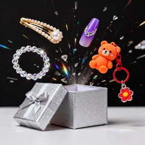 DIY Cream Keychain 6 Sets Handmade Unique with Adorable Mini Accessories & Cute Key Ring Perfect for Gifts or Everyday Use