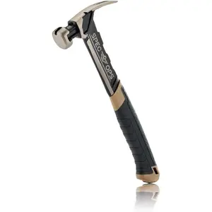 Spec Ops Tools 16 Oz Nailing Hammer – Smooth Face Rip Claw Hammer with Magnetic Nail Starter
