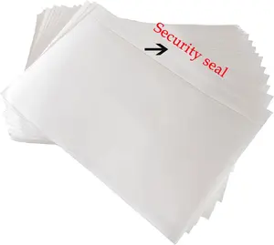 SJPACK 7.5" X 5.5" Shipping Label Sleeves, Clear Adhesive Top Loading Packing List, Label Envelopes Pouches - 100 Packs